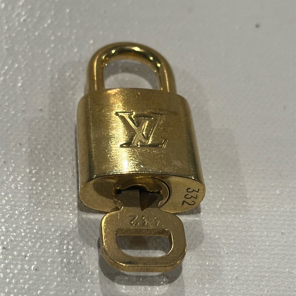 Louis Vuitton Authentic Vintage Lock and Key # 332.